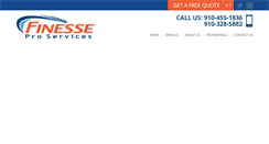 Desktop Screenshot of finesseproserv.com